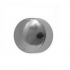 Серьги без позолоты (форма: шарик без камня), размер средний