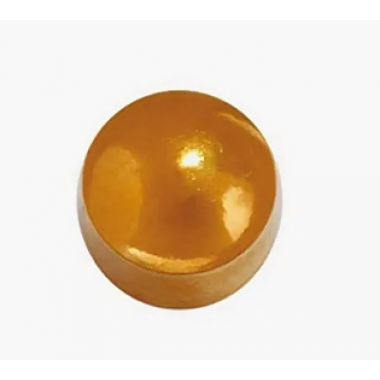 Серьги с позолотой (форма: шарик без камня), размер средний